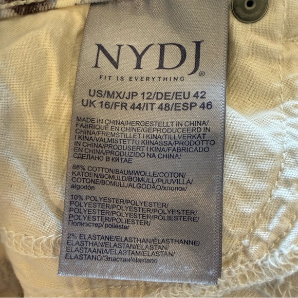 NYDJ Briella 10 Inch Shorts Lift Tuck Technology Briella Stretch - Picture 10 of 10